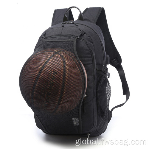 Sports Backpack Basketball Sports Bag with Basketball Net Charging Port Factory